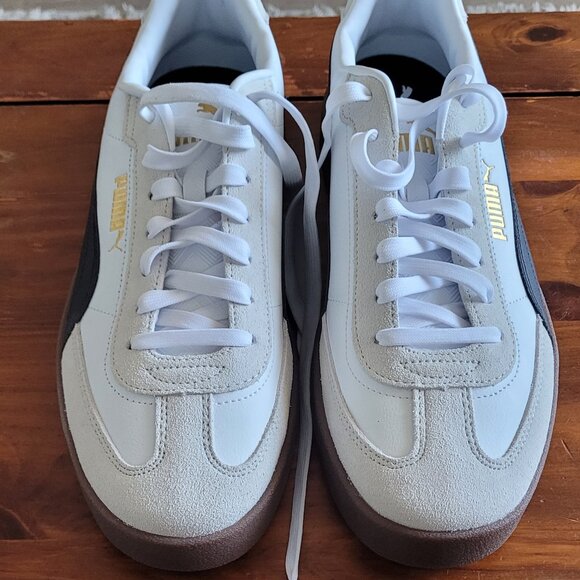 Puma Men’s Super Liga OG Retro Sneakers White/Black (Size 12) - Picture 3 of 7